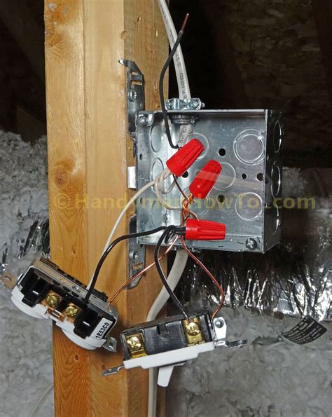 how to install a power junction box in the attic|junction box in attic code.